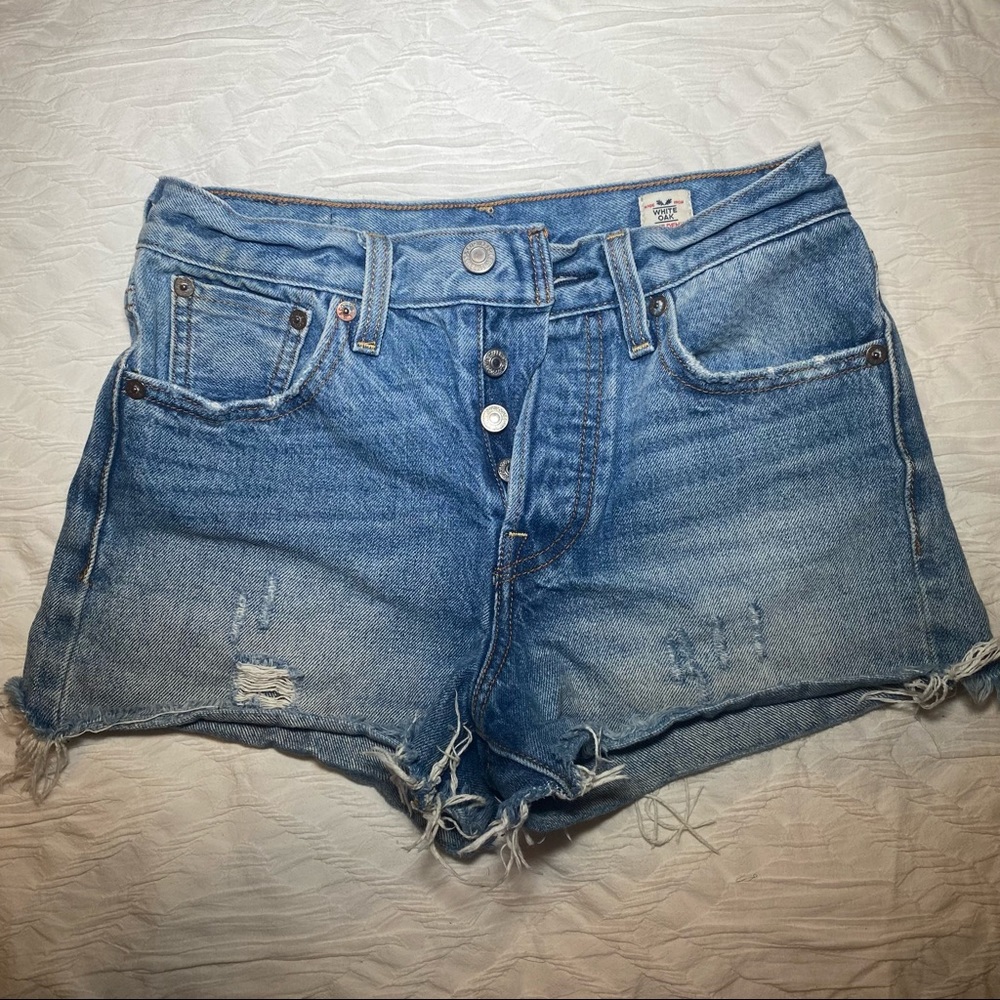 Levi Denim cutoff shorts